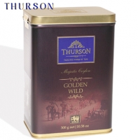 Чай THURSON "GOLDEN WILD Magestic Ceylon" "Золотое Наследие" чёрный OPA крупнолистовой в ж/б 300 г