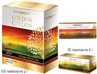 Чай Heladiv "GOLDEN CEYLON Vintage Black" черный Цейлонский высокогорный пакетированный