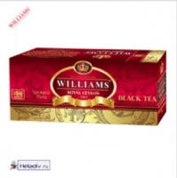 Чай WILLIAMS "Royal Ceylon" черный Цейлонский пакетированный на чашку 25 пакетов x 2 г