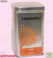 Чай Heladiv "UVA" "Ува" плантационный элитный Цейлонский в жестяной бенке 100 г